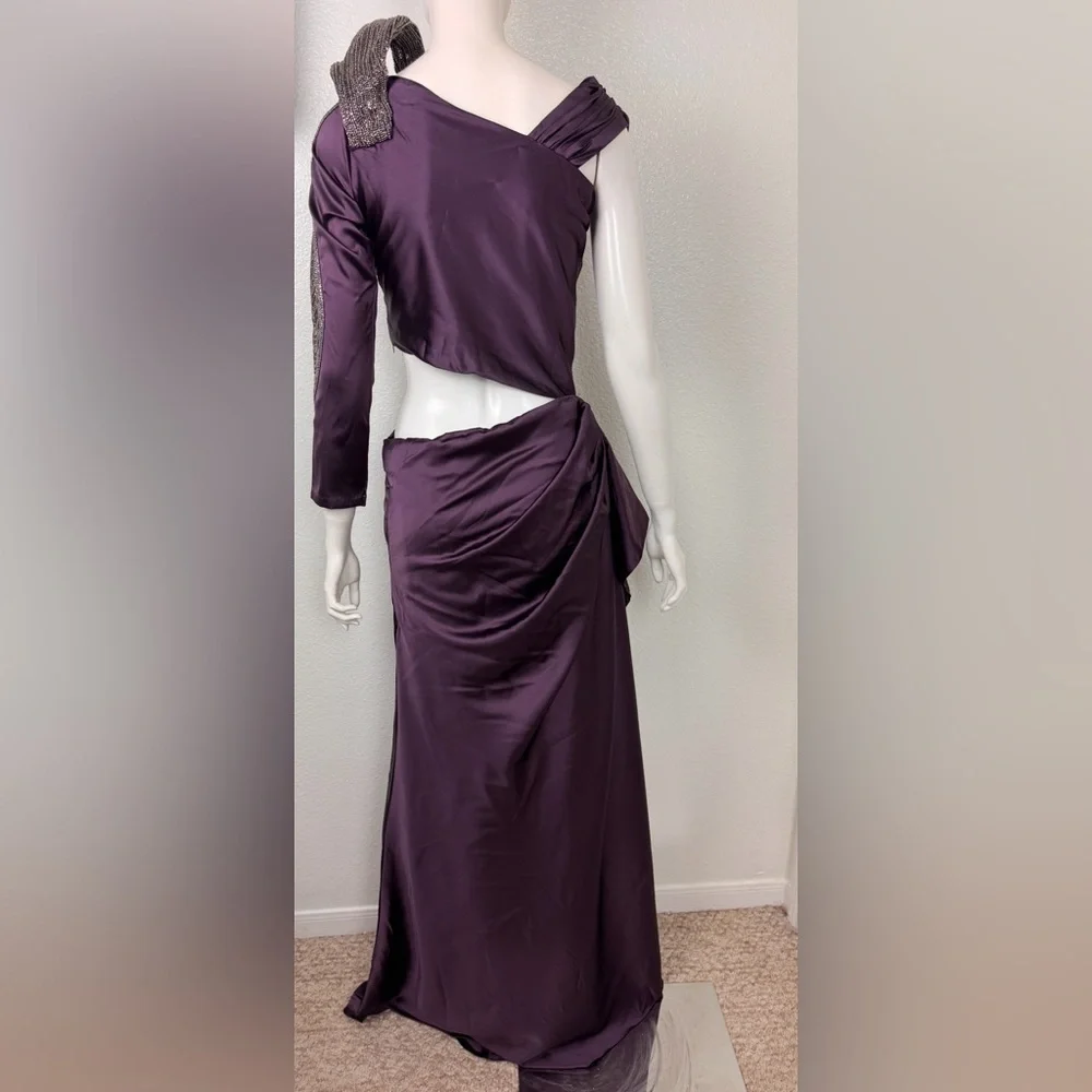 Unbranded Elegant Purple sequined Dress